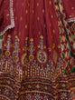 Load image into Gallery viewer, Designer Maroon Silk Semi Stitched Lehenga Choli Set Clothsvilla
