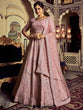 Load image into Gallery viewer, Designer Pink Georgette Embroidered Semi Stitched Lehenga With Unstitched Blouse Clothsvilla