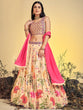 Load image into Gallery viewer, Beautiful Beige Art Silk Sequins Work Stitched Lehenga Choli Set Clothsvilla