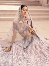 Load image into Gallery viewer, Impressive Lilac Soft Net Semi Stitched Lehenga With  Unstitched Blouse Clothsvilla
