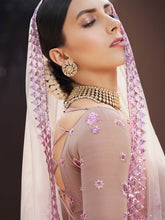 Load image into Gallery viewer, Festive Pink  Semi Stitched Lehenga With  Unstitched Blouse Clothsvilla