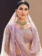 Load image into Gallery viewer, Festive Pink  Semi Stitched Lehenga With  Unstitched Blouse Clothsvilla