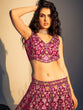 Load image into Gallery viewer, Beautiful Pink Soft Net Thread Work Stitched Lehenga Choli Set Clothsvilla