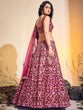 Load image into Gallery viewer, Beautiful Pink Soft Net Thread Work Stitched Lehenga Choli Set Clothsvilla