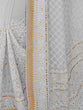 Load image into Gallery viewer, Grey Georgette Saree With Unstitched Blouse Clothsvilla