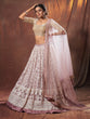 Load image into Gallery viewer, Lilac Thread, Zari Semi Stitched Lehenga With Unstitched Blouse Clothsvilla