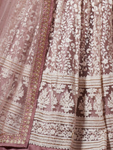 Load image into Gallery viewer, Lilac Thread, Zari Semi Stitched Lehenga With Unstitched Blouse Clothsvilla