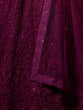 Load image into Gallery viewer, Purple Sequins, Thread Semi Stitched Lehenga With Unstitched Blouse Clothsvilla