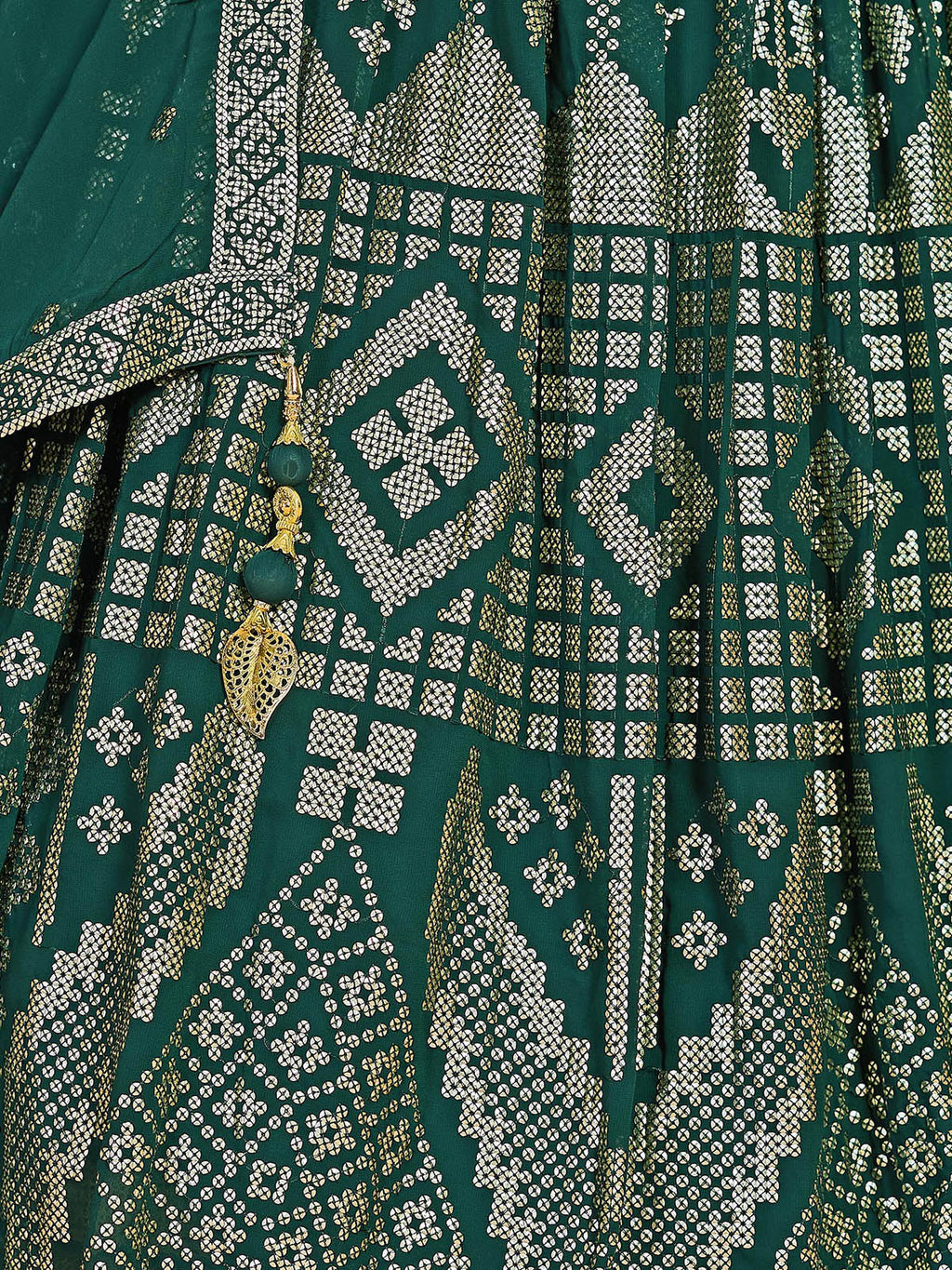 Green Georgette Sequins Stitched Lehenga Choli Clothsvilla