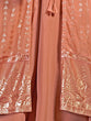 Load image into Gallery viewer, Peach Georgette Stitched Sequins Indo Western Clothsvilla