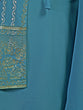 Load image into Gallery viewer, Teal Georgette Stitched Sequins Indo Western Clothsvilla