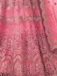Load image into Gallery viewer, Pink Soft Net Embroidered Semi Stitched Lehenga With Unstitched Blouse Clothsvilla