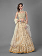 Load image into Gallery viewer, Apricot Embroidered Viscose Silk Semi Stitched Lehenga With Unstitched Blouse Clothsvilla