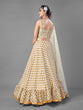 Load image into Gallery viewer, Apricot Embroidered Viscose Silk Semi Stitched Lehenga With Unstitched Blouse Clothsvilla