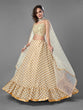 Load image into Gallery viewer, Apricot Embroidered Viscose Silk Semi Stitched Lehenga With Unstitched Blouse Clothsvilla