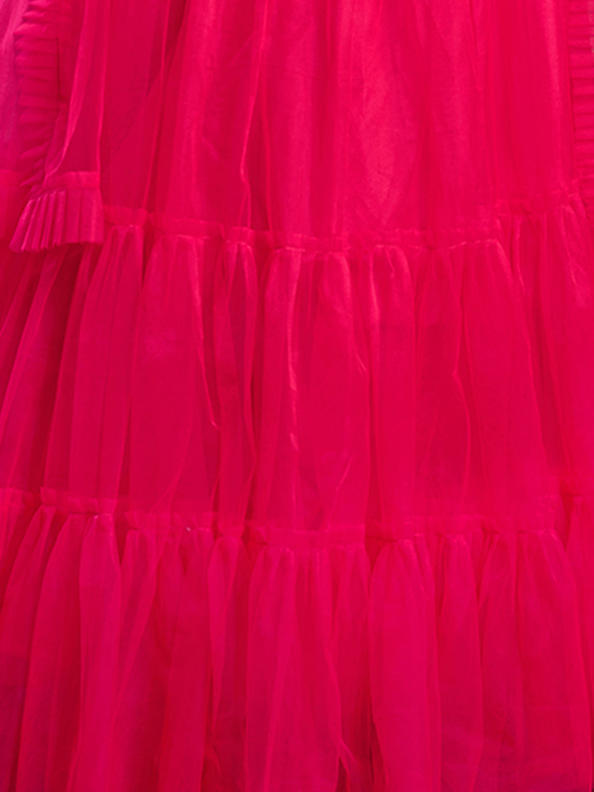 Pink Soft Net Solid Semi Stitched Lehenga Choli Clothsvilla