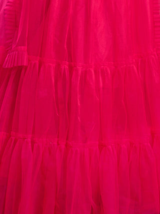 Pink Soft Net Solid Semi Stitched Lehenga Choli Clothsvilla