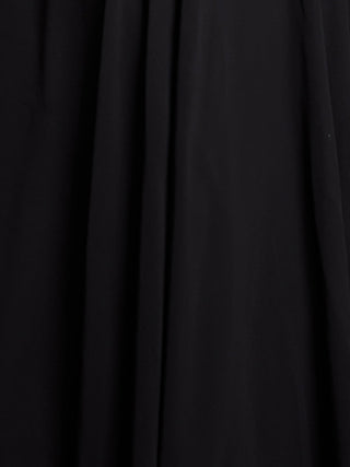 Black Georgette Solid Stitched Lehenga Choli Clothsvilla