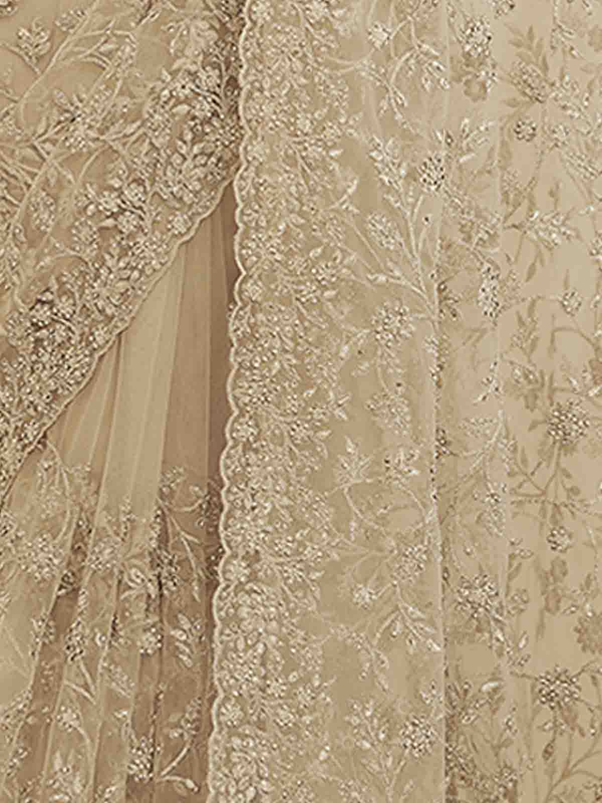 Olive Green Soft Net Saree With Unstitched Blouse Clothsvilla