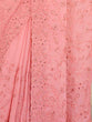 Load image into Gallery viewer, Pink Chiffon Saree With Unstitched Blouse Clothsvilla