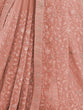 Load image into Gallery viewer, Peach Chiffon Saree With Unstitched Blouse Clothsvilla