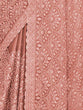 Load image into Gallery viewer, Peach Chiffon Saree With Unstitched Blouse Clothsvilla