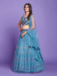 Load image into Gallery viewer, Aqua Net  Stitched Lehenga Choli Clothsvilla