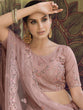 Load image into Gallery viewer, Lilac Sequins,Thread,Dori,Zari Semi Stitched Lehenga With Unstitched Blouse Clothsvilla