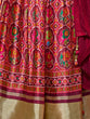 Load image into Gallery viewer, Maroon Silk Printed Semi Stitched Lehenga With Unstitched Blouse Clothsvilla