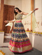 Load image into Gallery viewer, Light Yellow Silk Printed Semi Stitched Lehenga With Unstitched Blouse Clothsvilla