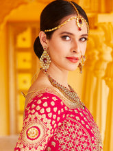 Load image into Gallery viewer, Designer Pink  Semi Stitched Lehenga With  Unstitched Blouse Clothsvilla