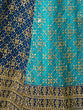 Load image into Gallery viewer, Blue Embroidered Semi Stitched Lehenga With Unstitched Blouse Clothsvilla