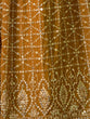 Load image into Gallery viewer, Mustard Embroidered Semi Stitched Lehenga With Unstitched Blouse Clothsvilla