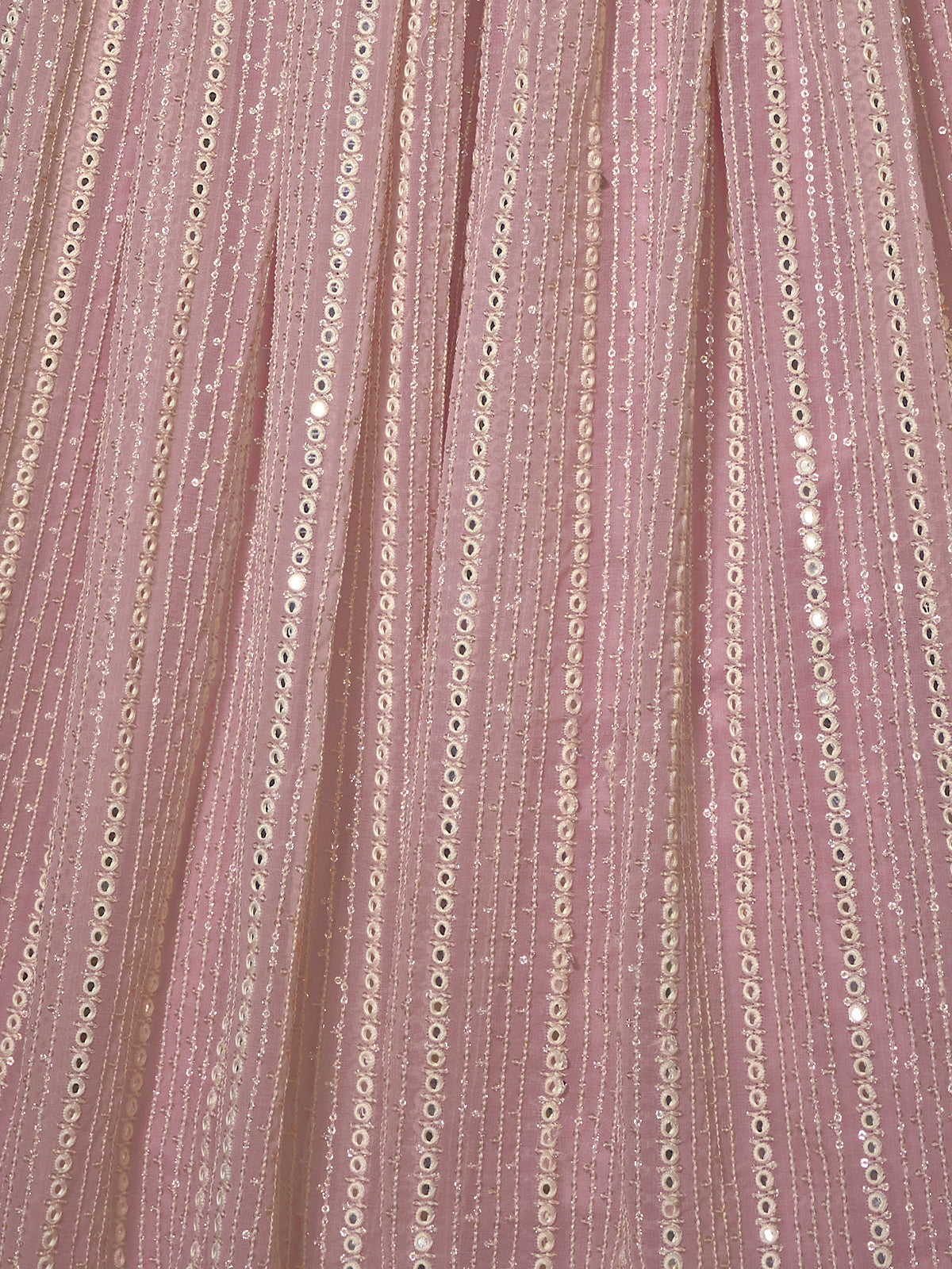 Pink Embroidered Semi Stitched Lehenga With Unstitched Blouse Clothsvilla