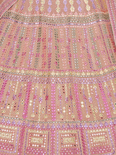 Load image into Gallery viewer, Pink Thread, Gota Semi Stitched Lehenga With Unstitched Blouse Clothsvilla