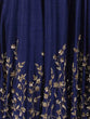 Load image into Gallery viewer, Dark Blue Art Silk Embroidered Semi Stitched Lehenga With Unstitched Blouse Clothsvilla