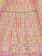 Load image into Gallery viewer, Yellow Embroidered Organza Semi Stitched Lehenga With Unstitched Blouse Clothsvilla