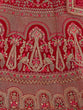 Load image into Gallery viewer, Red Embroidered Velvet Semi Stitched Lehenga With Unstitched Blouse Clothsvilla