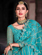 Load image into Gallery viewer, Blue Sequins Sassy Semi Stitched Lehenga With  Unstitched Blouse Clothsvilla