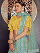 Load image into Gallery viewer, Sea Green Stunning Semi Stitched Lehenga With  Unstitched Blouse Clothsvilla