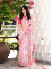 Load image into Gallery viewer, Snappy Pink Pashmina saree With Prodigal Blouse Piece ClothsVilla