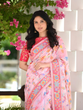 Load image into Gallery viewer, Snappy Pink Pashmina saree With Prodigal Blouse Piece ClothsVilla