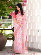 Load image into Gallery viewer, Snappy Pink Pashmina saree With Prodigal Blouse Piece ClothsVilla
