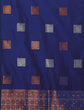 Load image into Gallery viewer, Nemesis Blue Soft Silk Saree With Gossamer Blouse Piece ClothsVilla