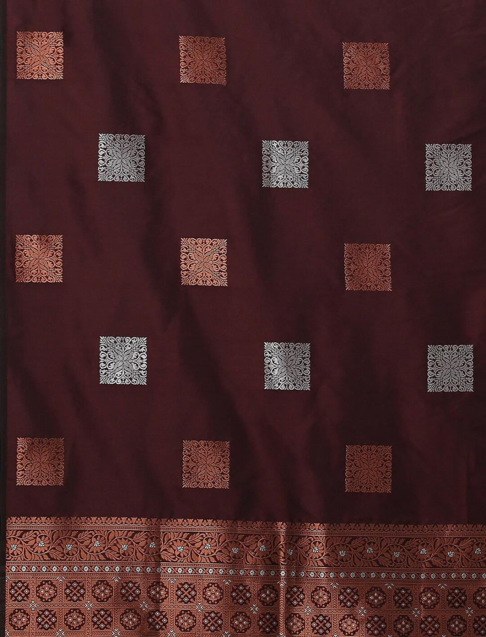 Preferable Wine Soft Silk Saree With Flamboyant Blouse Piece ClothsVilla
