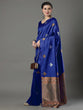 Load image into Gallery viewer, Opulent Blue Soft Silk Saree With Delightful Blouse Piece ClothsVilla