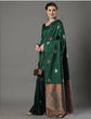 Load image into Gallery viewer, Excellent Green Soft Silk Saree With Effervescent Blouse Piece ClothsVilla