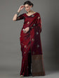 Load image into Gallery viewer, Murmurous Maroon Soft Silk Saree With Devastating Blouse Piece ClothsVilla