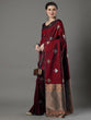 Load image into Gallery viewer, Murmurous Maroon Soft Silk Saree With Devastating Blouse Piece ClothsVilla