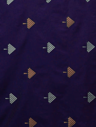 Magnificat Purple Soft Silk Saree With Glittering Blouse Piece ClothsVilla